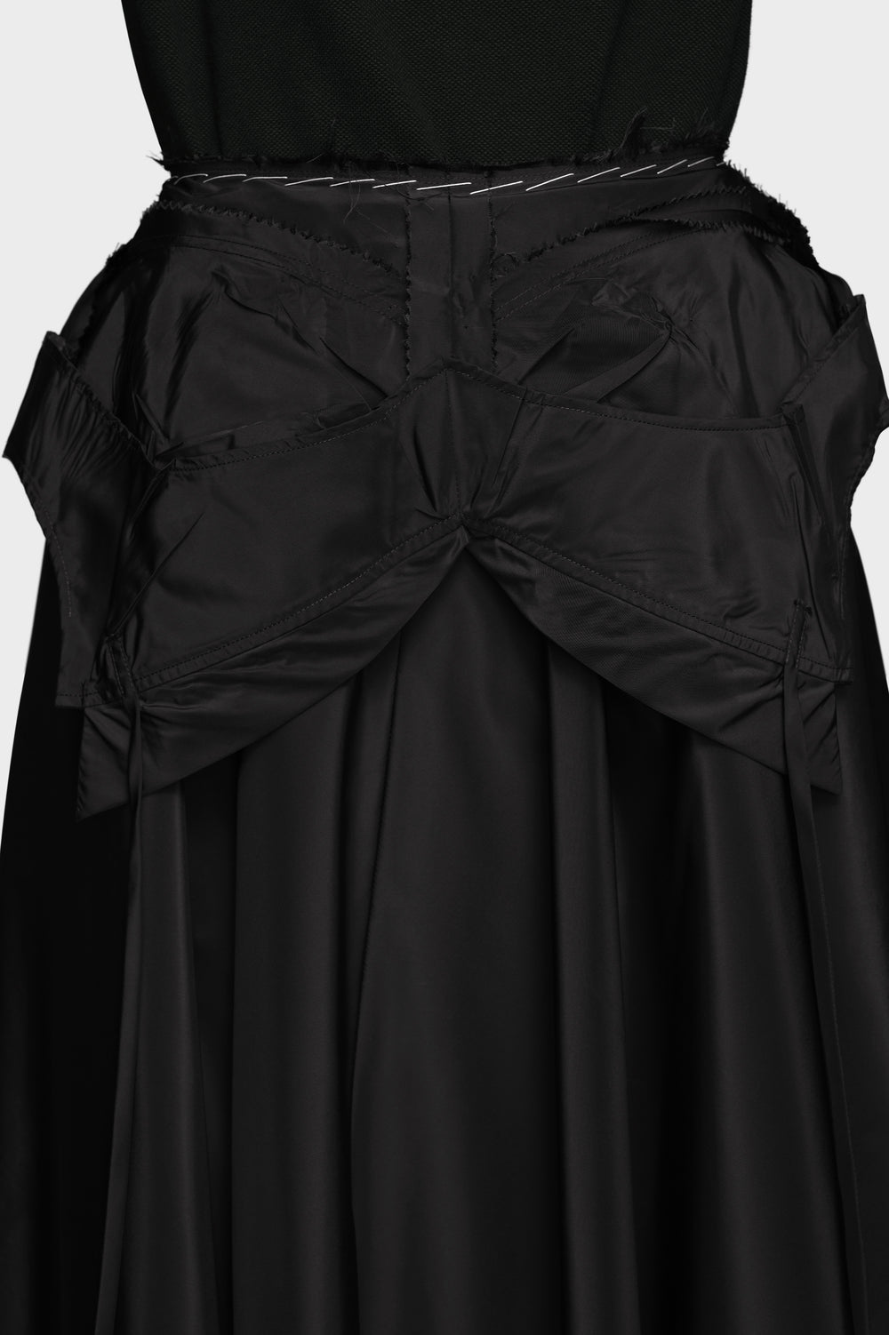 Taffeta Midi Skirt