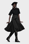 Taffeta Midi Skirt