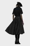 Taffeta Midi Skirt
