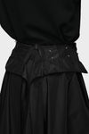 Taffeta Midi Skirt