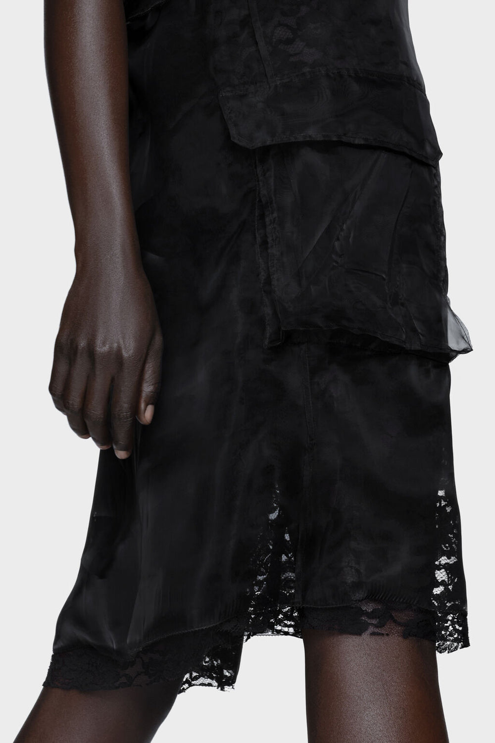 Sheer tea dress