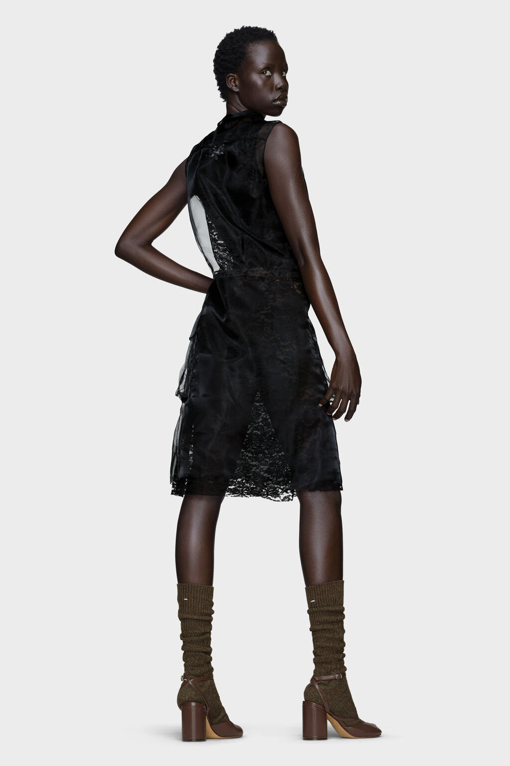 Sheer tea dress