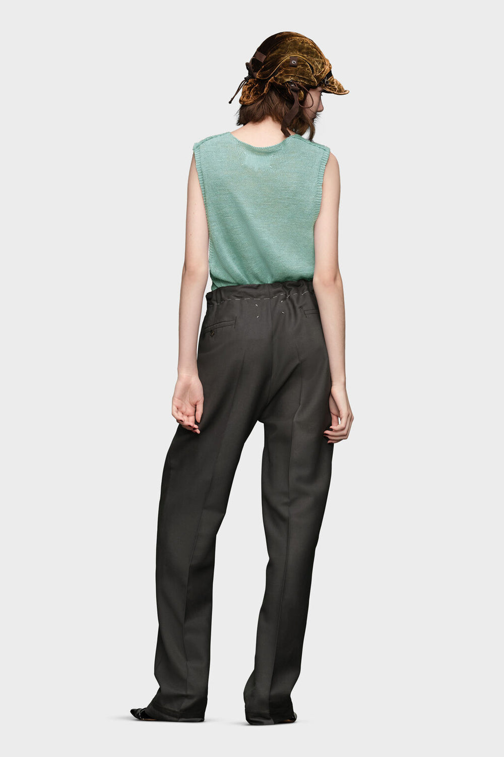 Gardening hemp knit vest