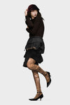 Wool polo-neck top