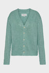 Gardening hemp knit cardigan