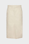 Chino midi skirt
