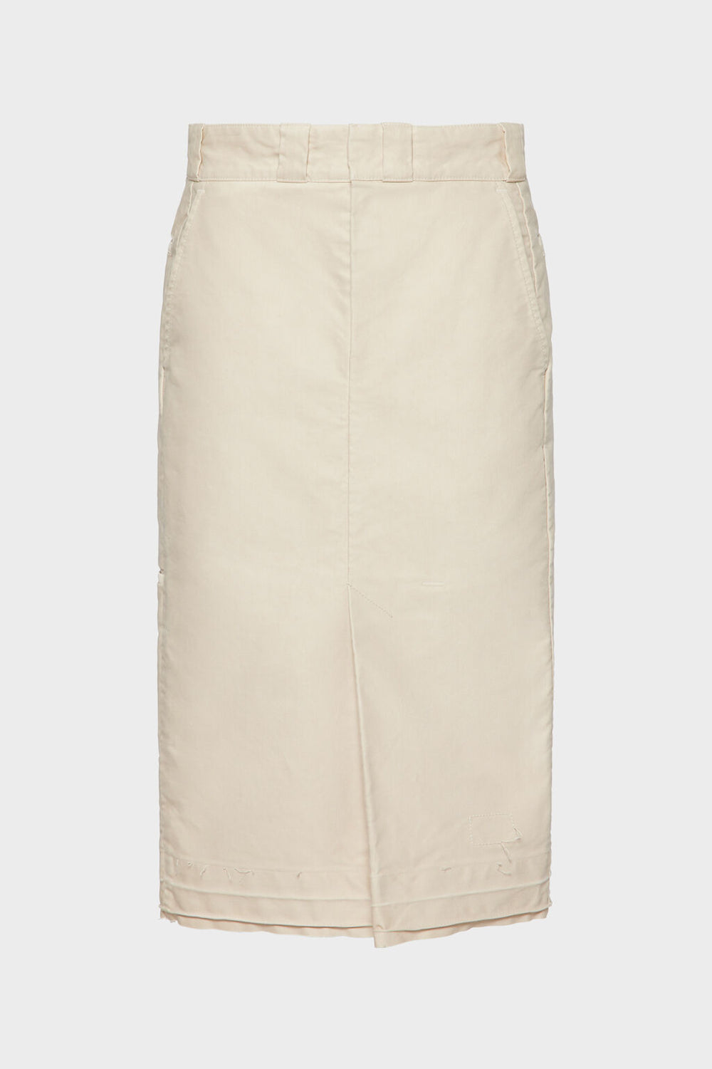 Chino midi skirt