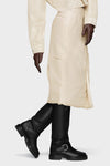 Chino midi skirt