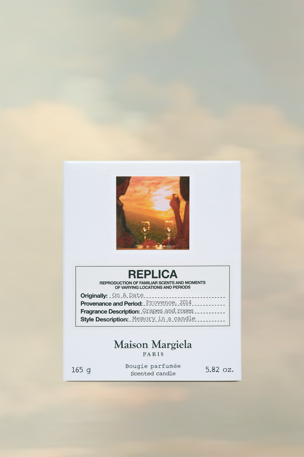 Replica On A Date Candle