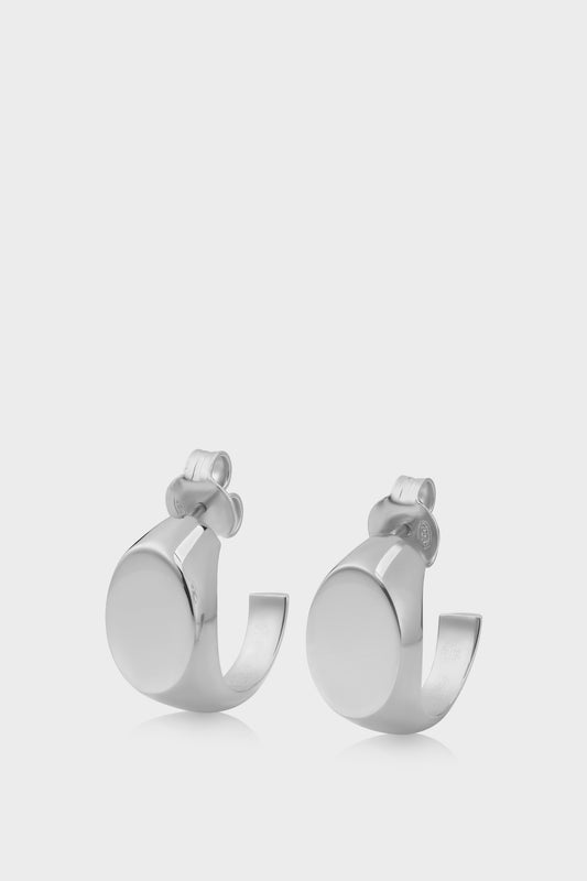 Maison Margiela Logo signet earrings