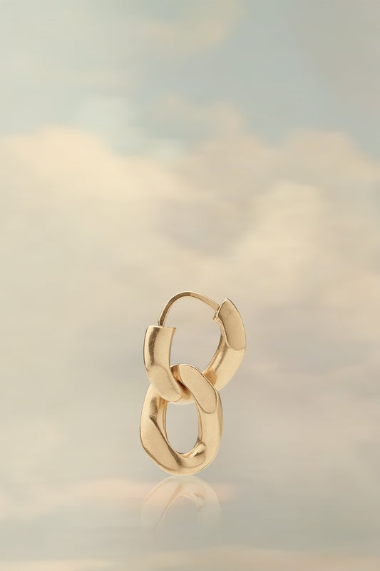 Maillons Earrings Double Curb Link