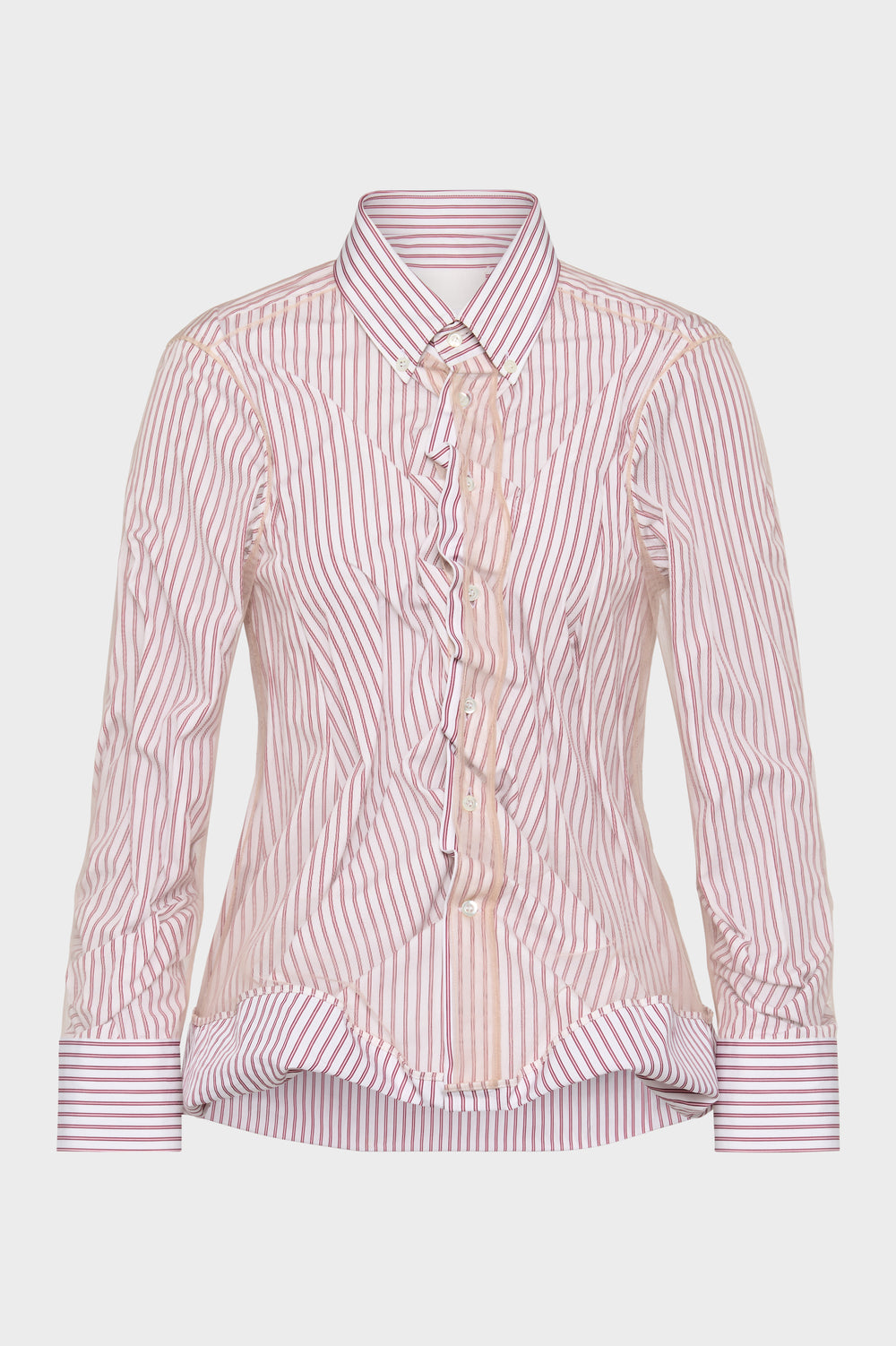 Layered tulle shirt