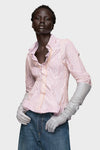Layered tulle shirt
