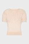 Retrograde silk knit top