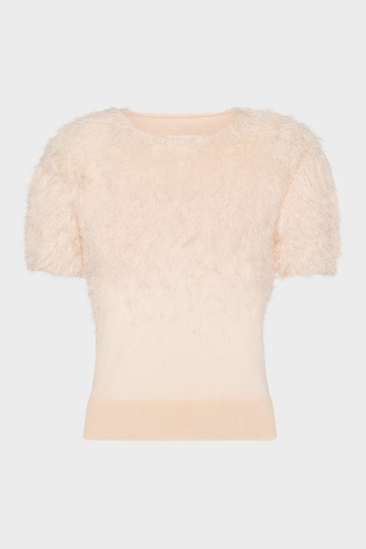 Retrograde silk knit top