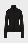 Wool zipped cardigan