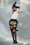 Décortiqué pencil skirt