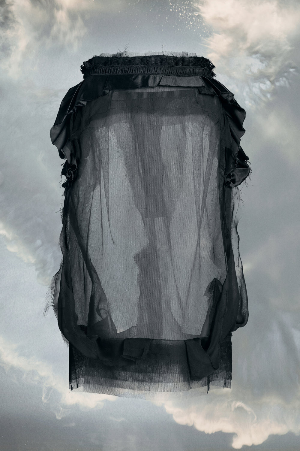 Décortiqué pencil skirt