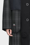 Maison Margiela Reversible checked coat