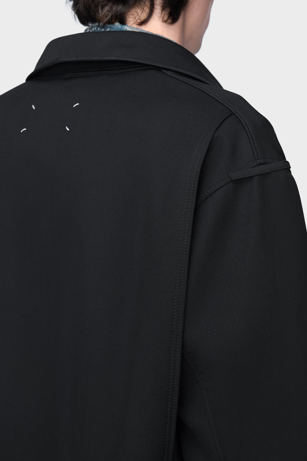 Maison Margiela Reversible checked coat