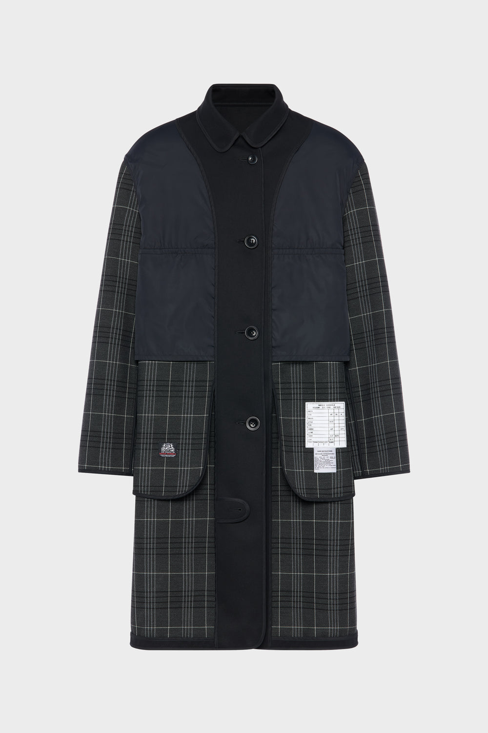 Maison Margiela Reversible checked coat