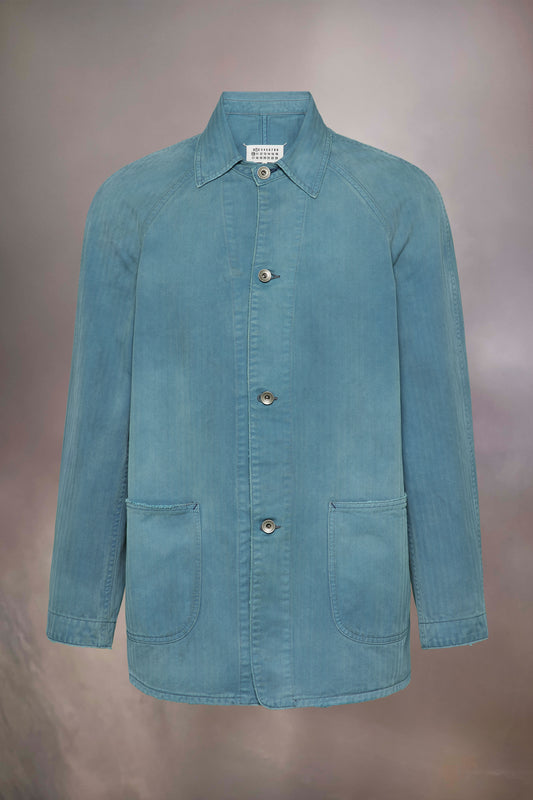 Denim caban jacket