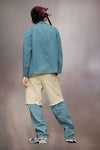 Denim caban jacket