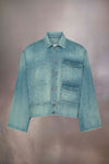 Denim caban jacket