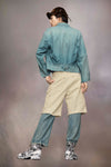 Denim caban jacket