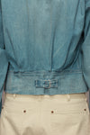 Denim caban jacket