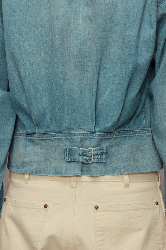 Denim caban jacket
