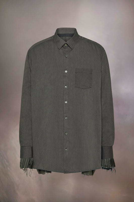 Patchwork inside-out jacket