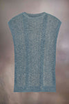 Summer chiné knit tank