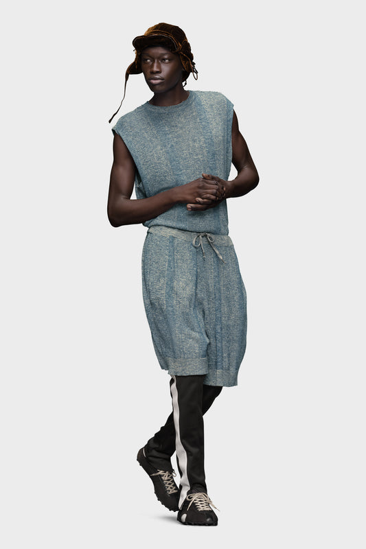 Summer chiné knit tank