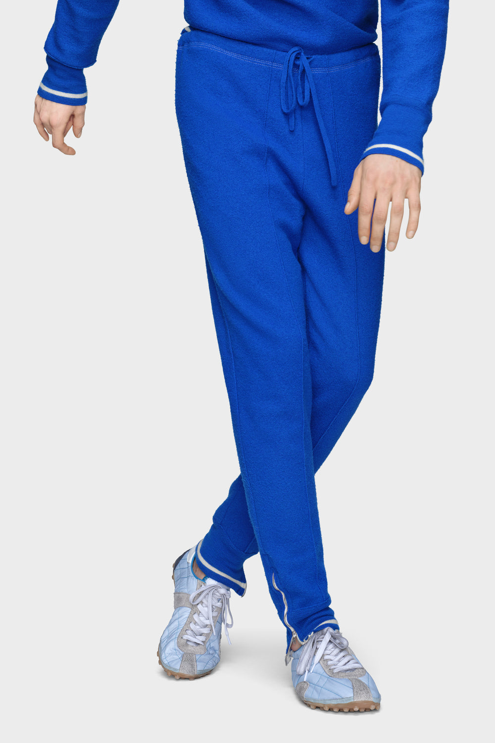 Wool track pant