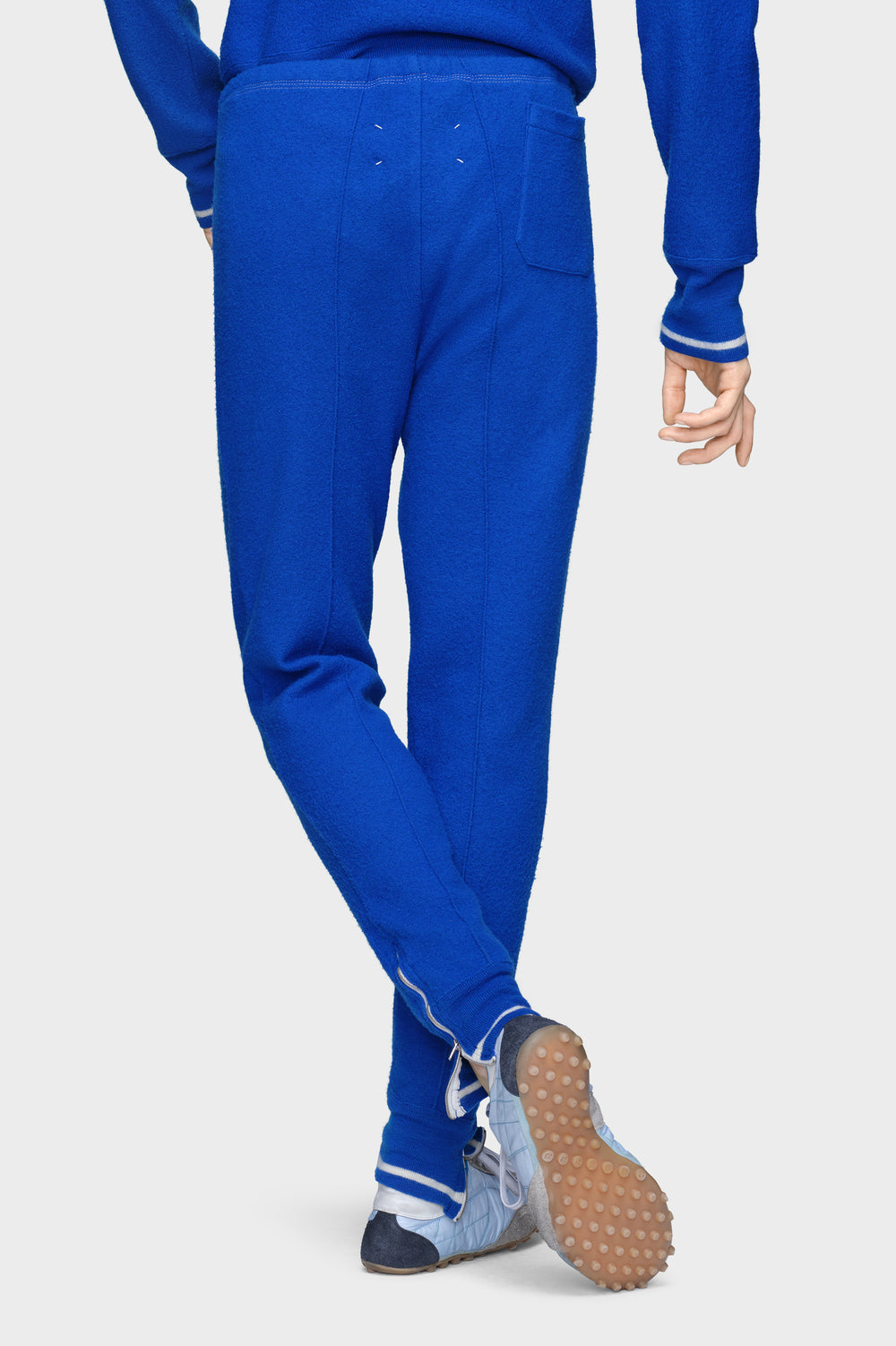 Wool track pant
