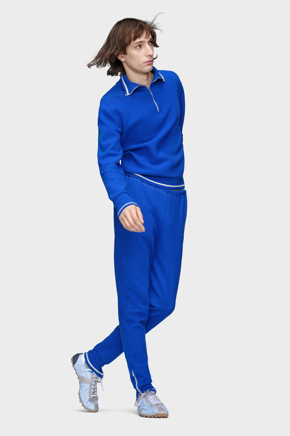 Wool track pant