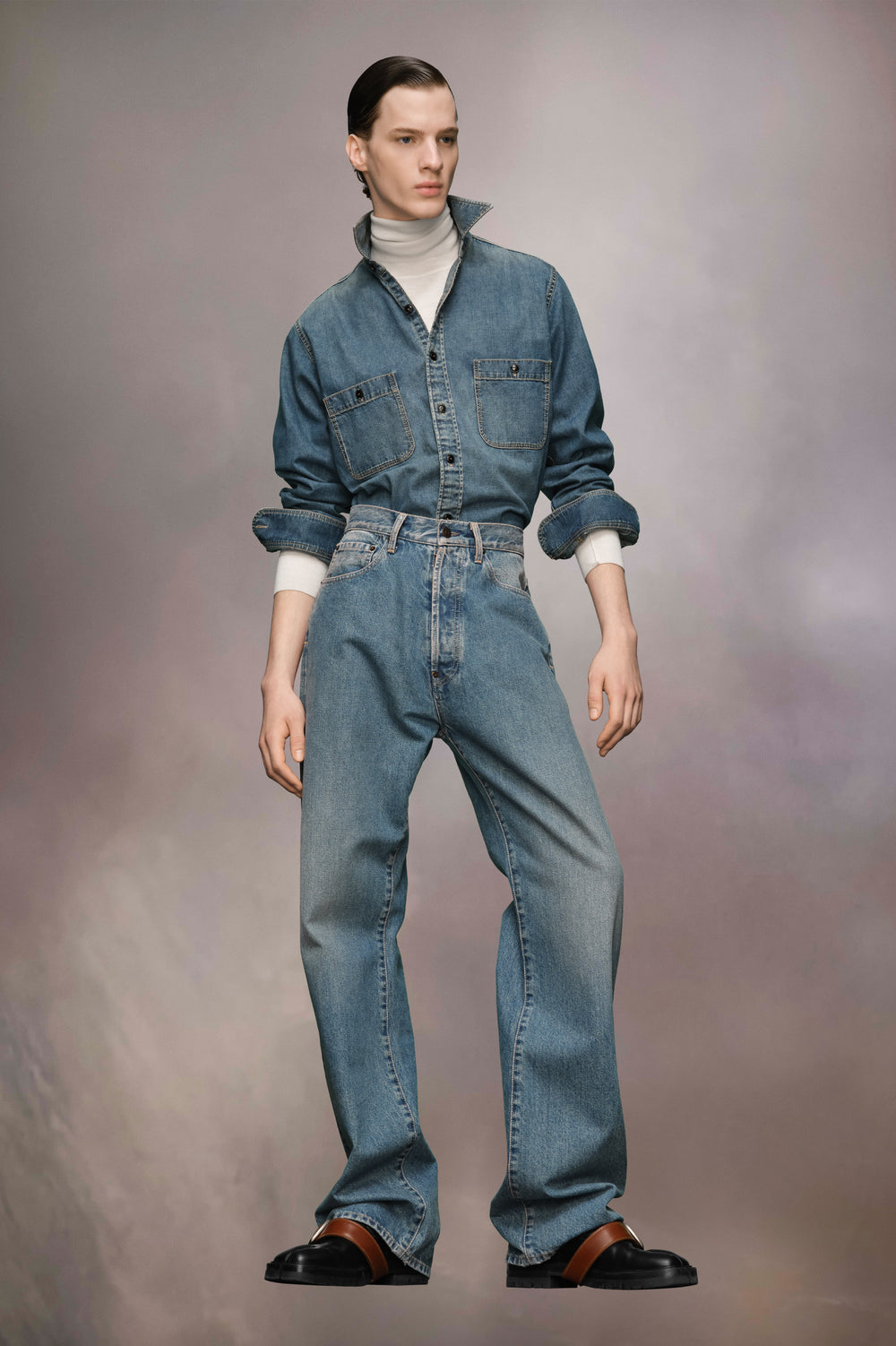Turn-up Jeans