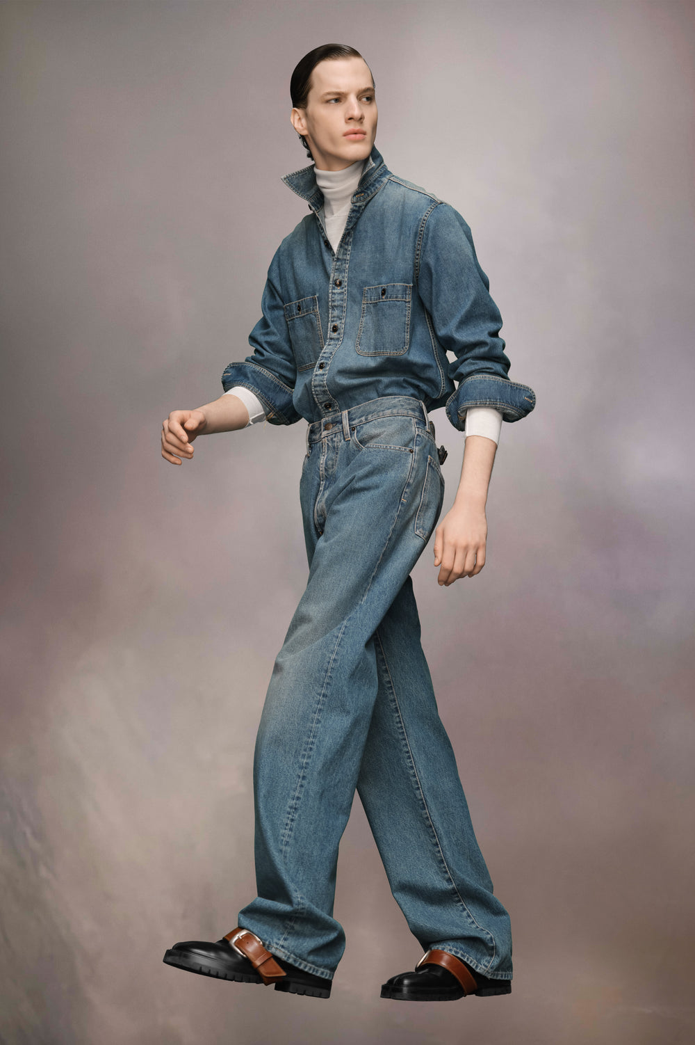 Turn-up Jeans