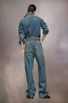 Turn-up Jeans