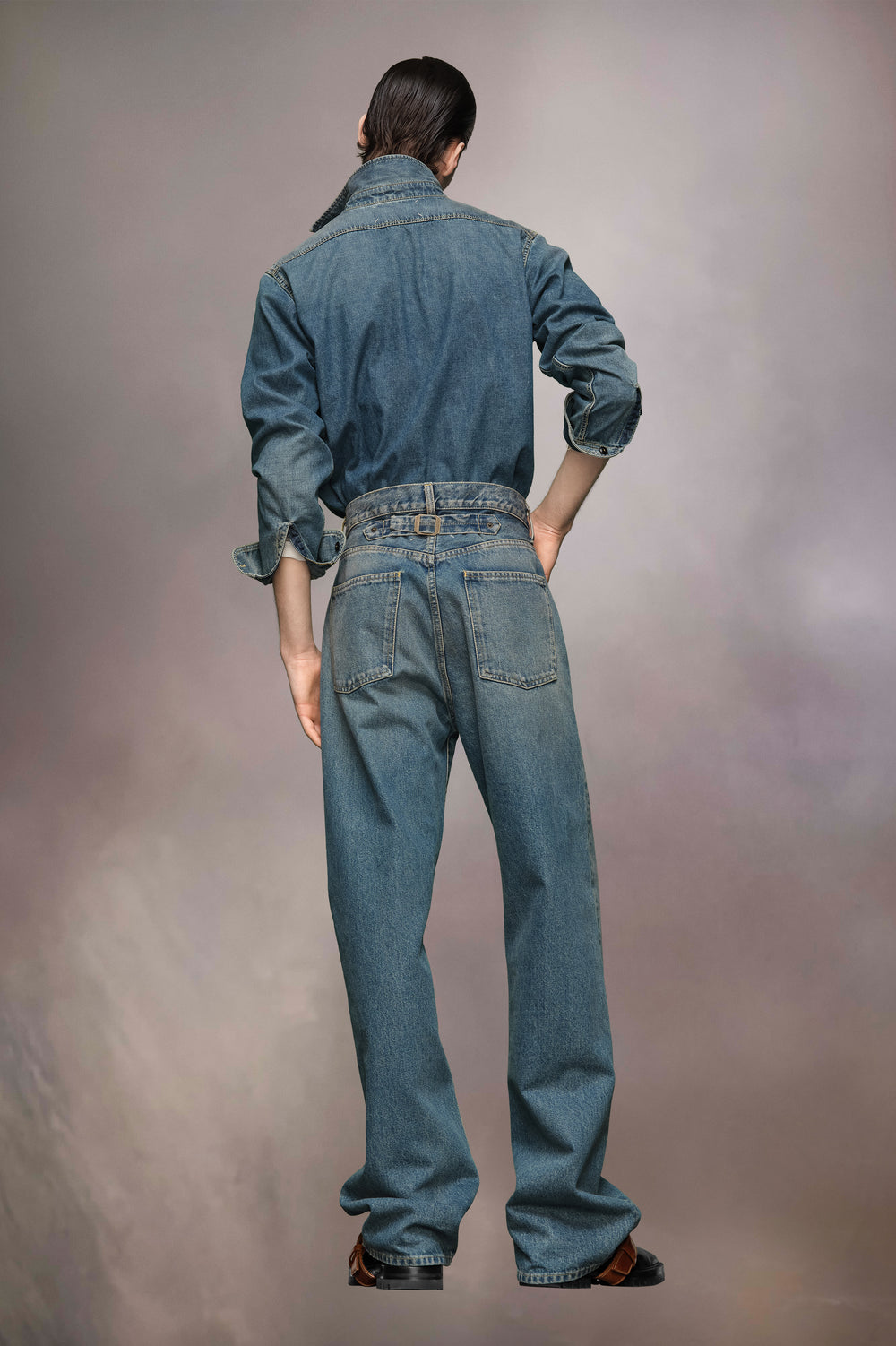Turn-up Jeans