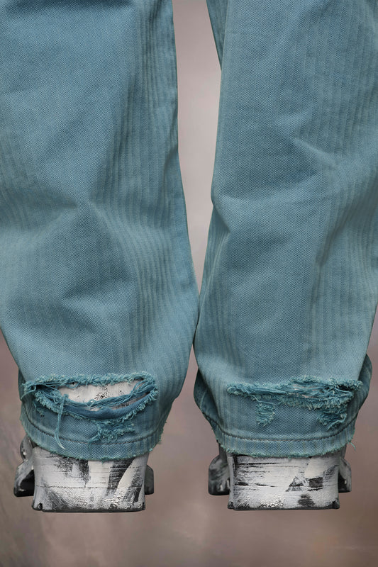 Herringbone jeans