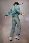 Distressed jeans