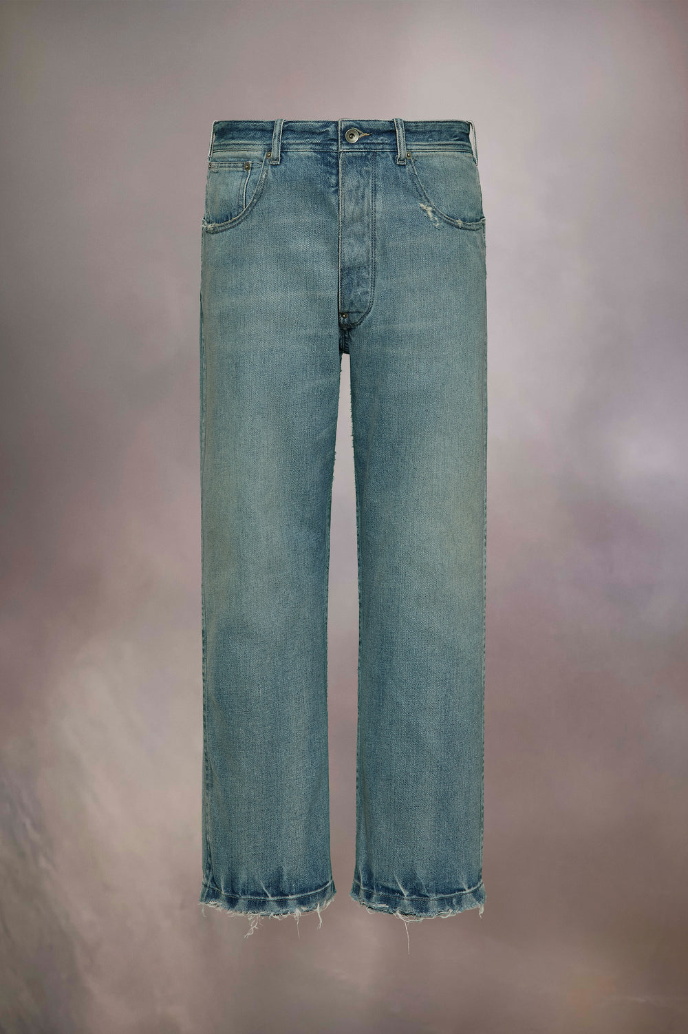 Distressed jeans
