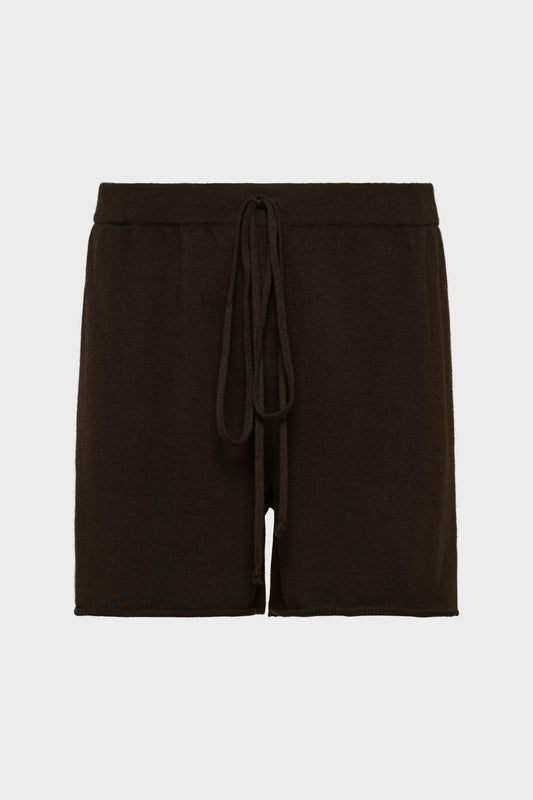 Cashmere knit shorts