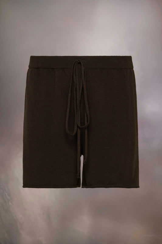 Cashmere knit shorts