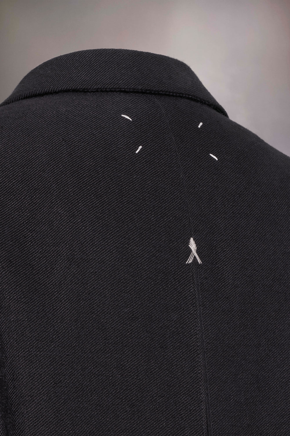 Woven long coat