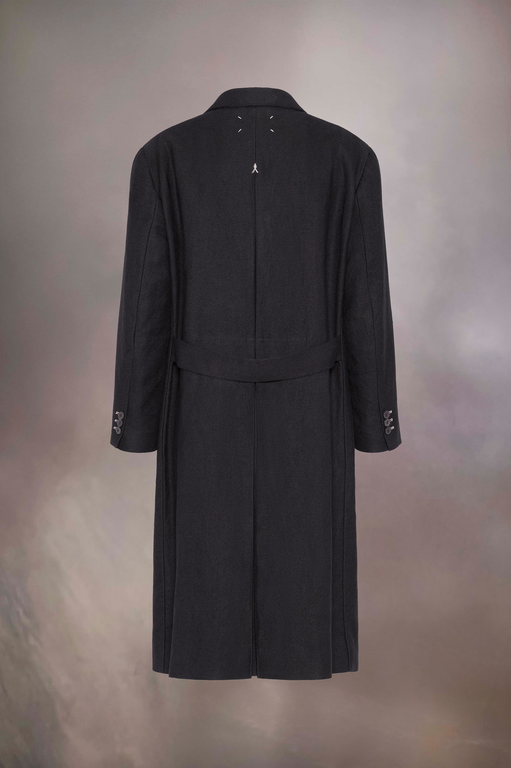 Woven long coat