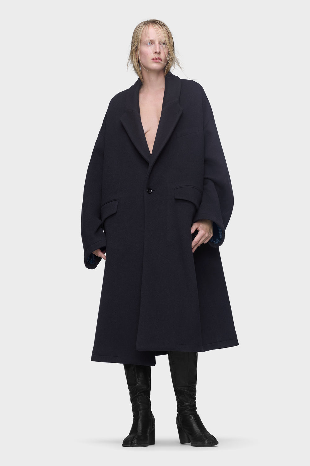 Maison Margiela Wool-Cashmere coat