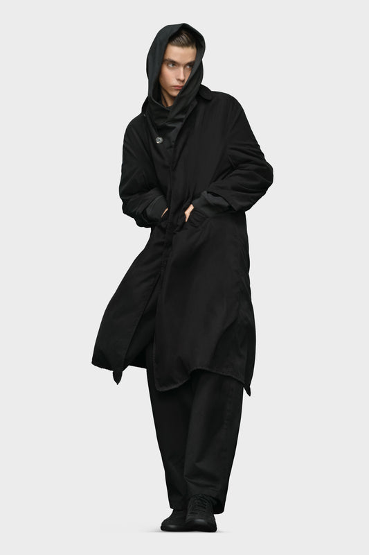 Peached trench coat